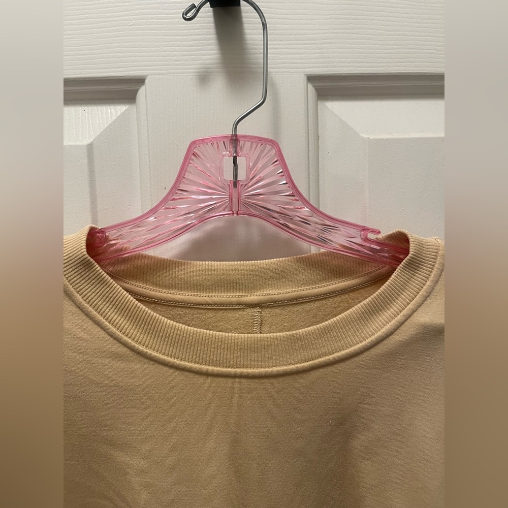 🍋 LIKE NEW Lululemon Modal Fleece Pullover in Prosecco - Sz 10 (?) - Picture 4 of 12